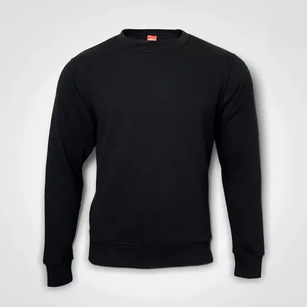 Basic Crew Neck Sweater – Custom Printed – Black