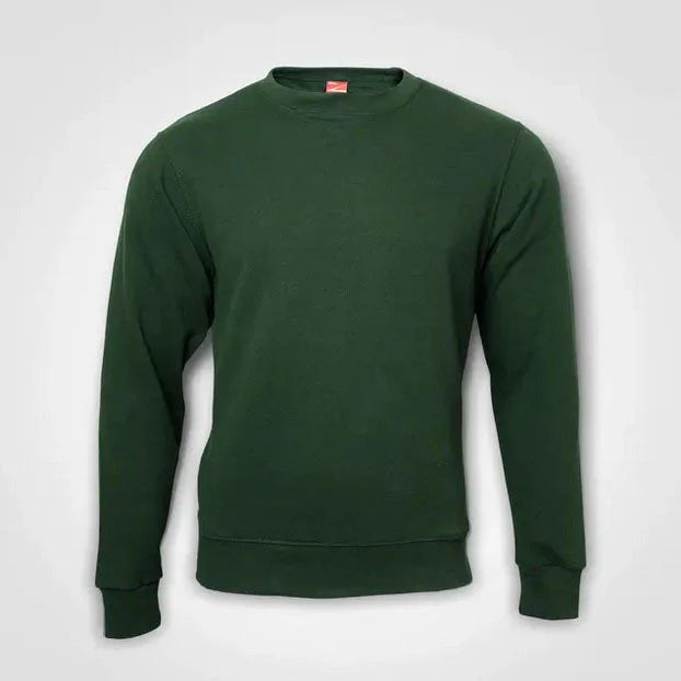 Basic Crew Neck Sweater – Custom Printed – Bottle Green
