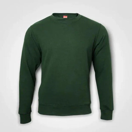 Basic Crew Neck Sweater – Custom Printed – Bottle Green