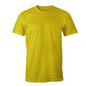 Custom Polyester T‑Shirt Yellow