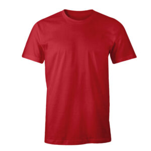 Custom Polyester T‑Shirt Red