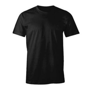 Custom Polyester T‑Shirt Black