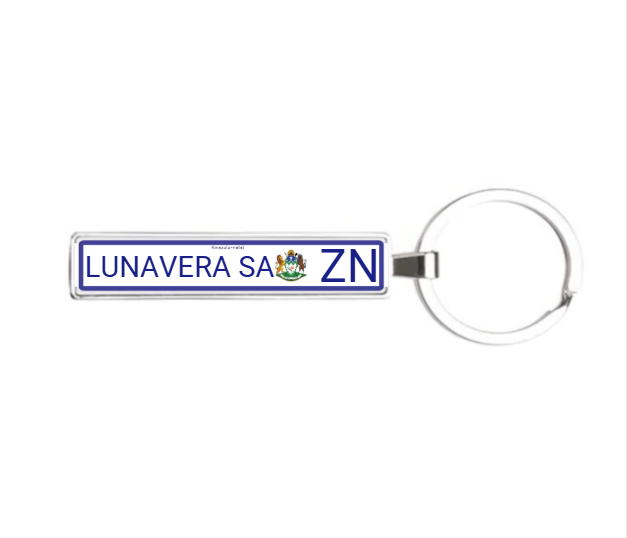 Personalised Number Plate Acrylic Keyrings